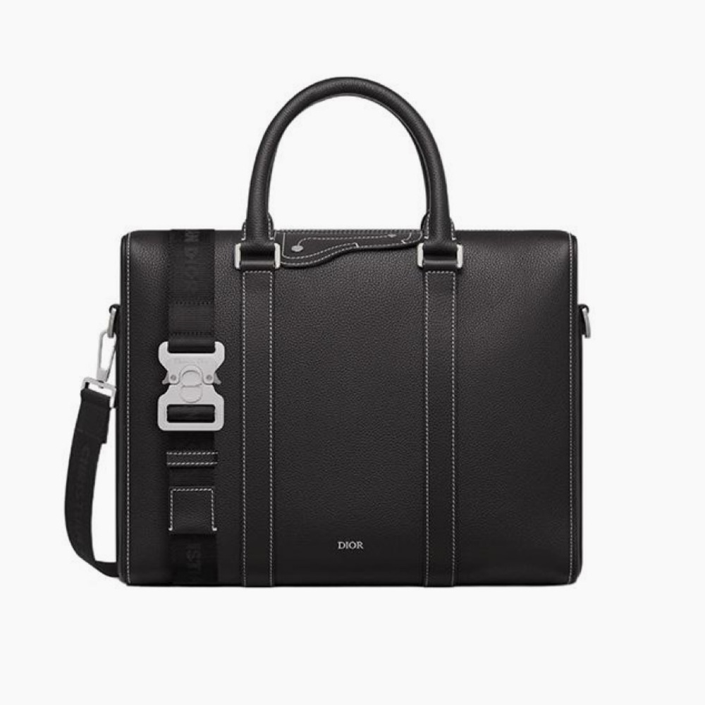 Dior Handbag Briefcases Men's Black